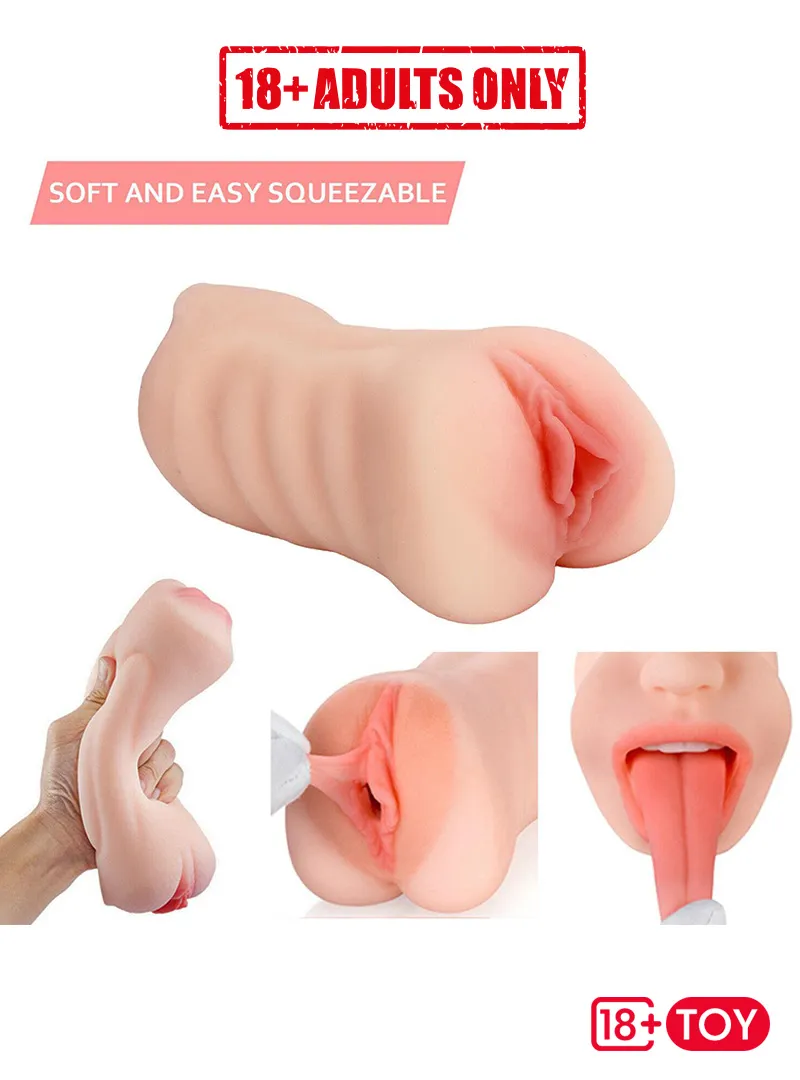 Oral & Mouth Silicone Male Masturbator Product Image
