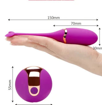 10 Frequency USB Charging Fish Shape Wireless Remote Control Vibrating Egg for Women EPTBV-022 Gallery Image_4