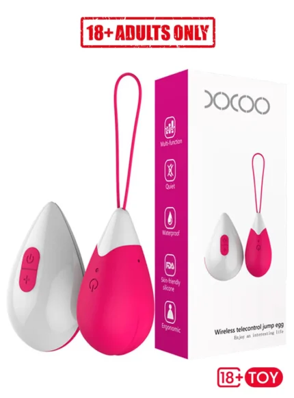 10 Speed Wireless Vibrating Jump Eggs | Remote Control Vibrator Kegel Balls EPTBV-023