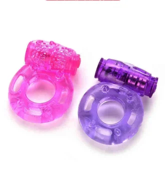 2-In-1 Butterfly Male Vibrator Rings Cock Rings EPTPR-003 Product Image