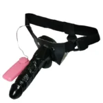 Big Black Strapon Dildo With Multispeed Vibration EPTSD-022