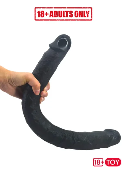 Double Dong Ultra Black Dildo EPTNVD-016