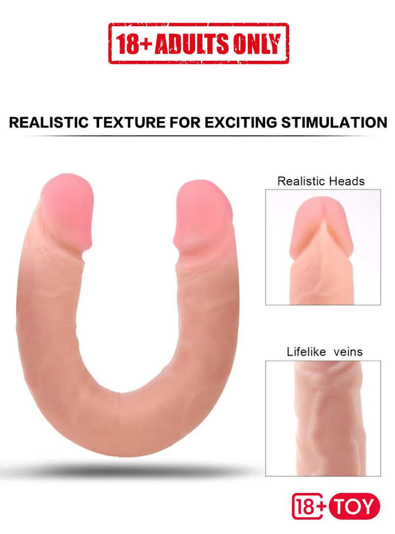 Flexible Double Dong Strapless Dildo For Female Sex EPTNVD-001 Gallery Image_2