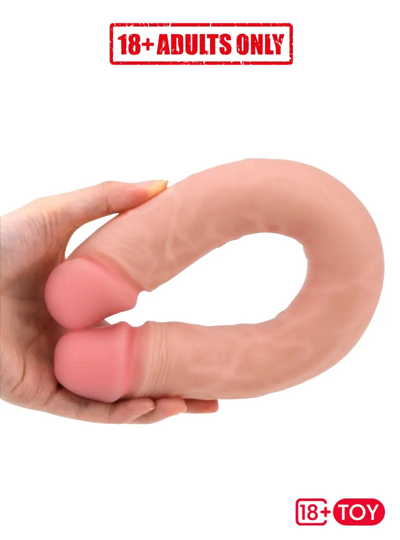 Flexible Double Dong Strapless Dildo For Female Sex EPTNVD-001 Product Image