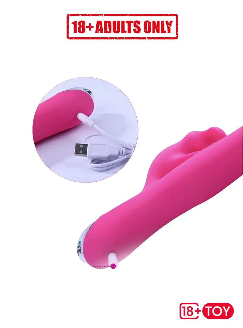 Khalifa Silicone Rabbit Vibrator USB Rechargeable EPTRV-009 Gallery Image_2