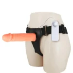 Ultra Hollow Big Strapon – Vibrating Dildo with Harness for Men