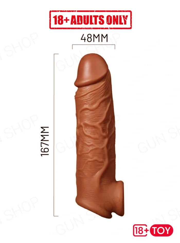 Size and dimensions of penis sleeve condom