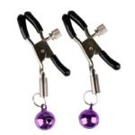 Front view of premium nipple clip for nipple squeeze pleasure