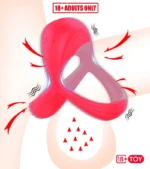 Men’s cock ring shown in testicles for size – discreet delivery in Chennai