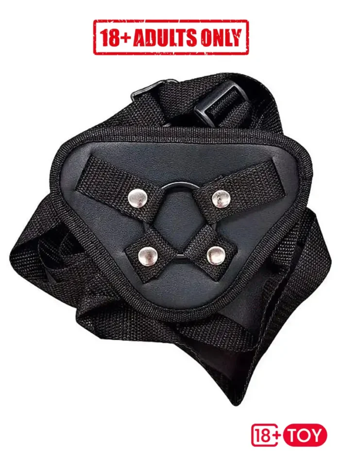Adjustable strap on harness for women and lesbian couples