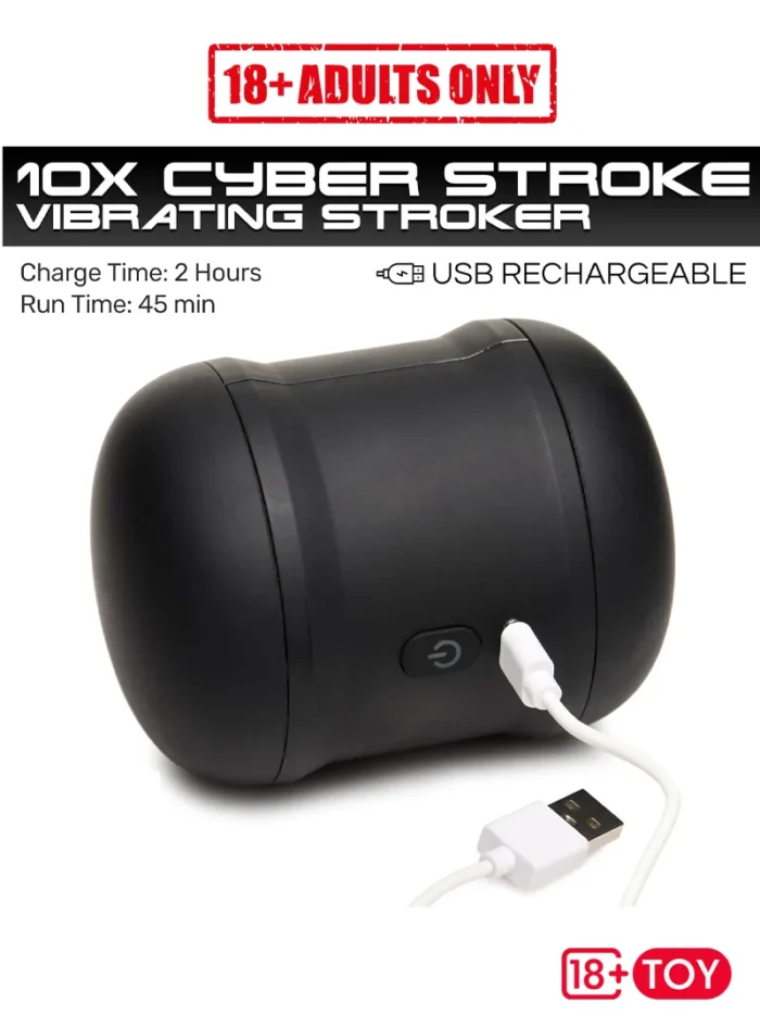 Charging port of vibrating male stroker for easy recharge