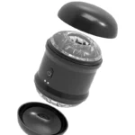 Both side caps removed from vibrating pocket stroker