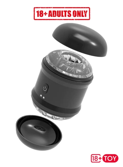 Both side caps removed from vibrating pocket stroker