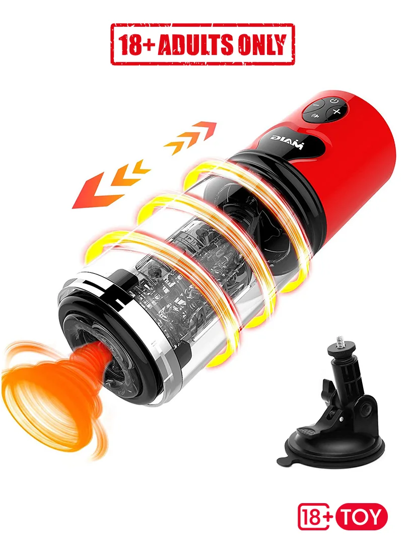 Thor Maig Yuji Cup showing rotation and suction features – Automatic Blowjob Machine India