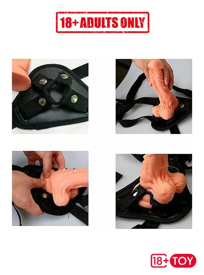 Strap on for men and women with hollow design
