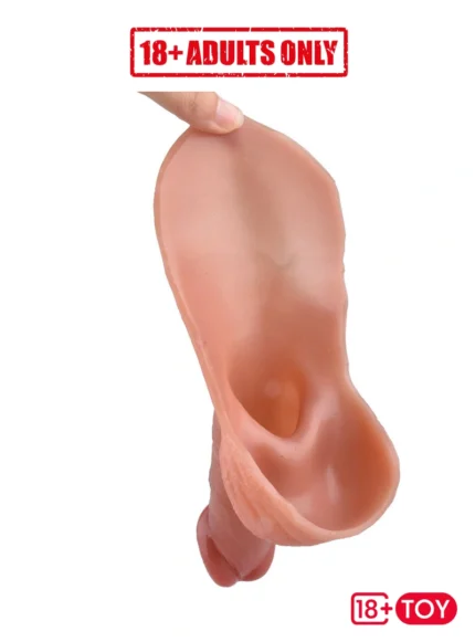 Penis Sleeve Back View – Silicone Sleeve for Men